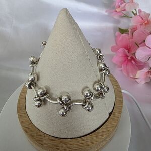 Silpada  Sterling Silver Bar Bead Vine Link DNA Bracelet B0746 Price Firm